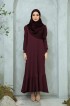 Calla Dress - Burgundy