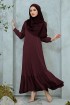 Calla Dress - Burgundy