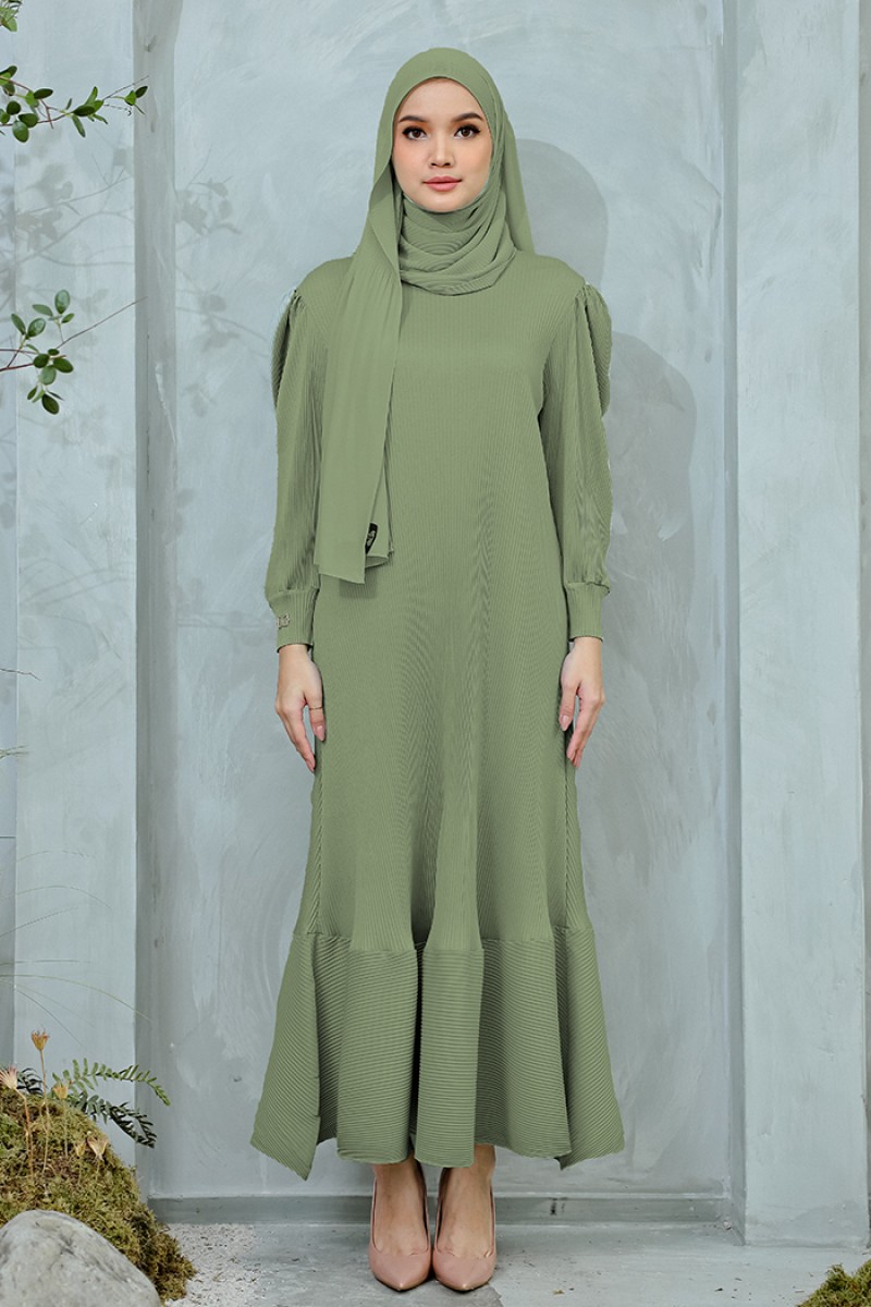 Calla Dress - Green Tea