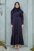 Calla Dress - Navy Blue