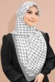 Houndstooth Square - Silver