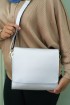 MESSENGER BAG - SILVER